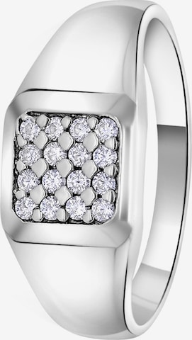 Lucardi Ring in Silver: front