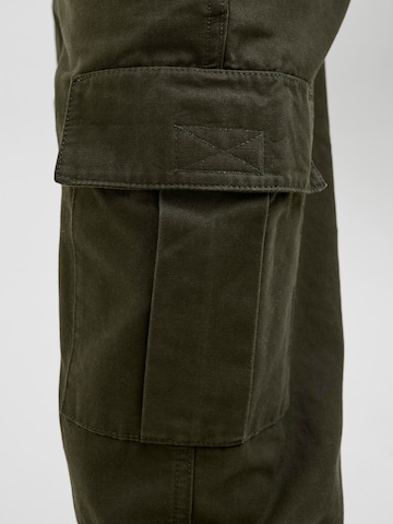 Loosefit Pantalon cargo JACK & JONES en vert