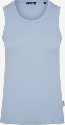 SENSES.THE LABEL Top in Blue: front