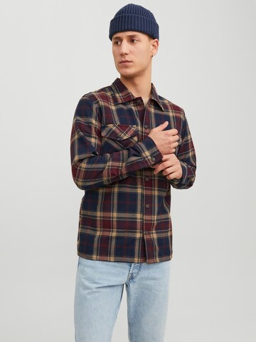 mišri JACK & JONES Standartinis modelis Marškiniai 'Eddie'