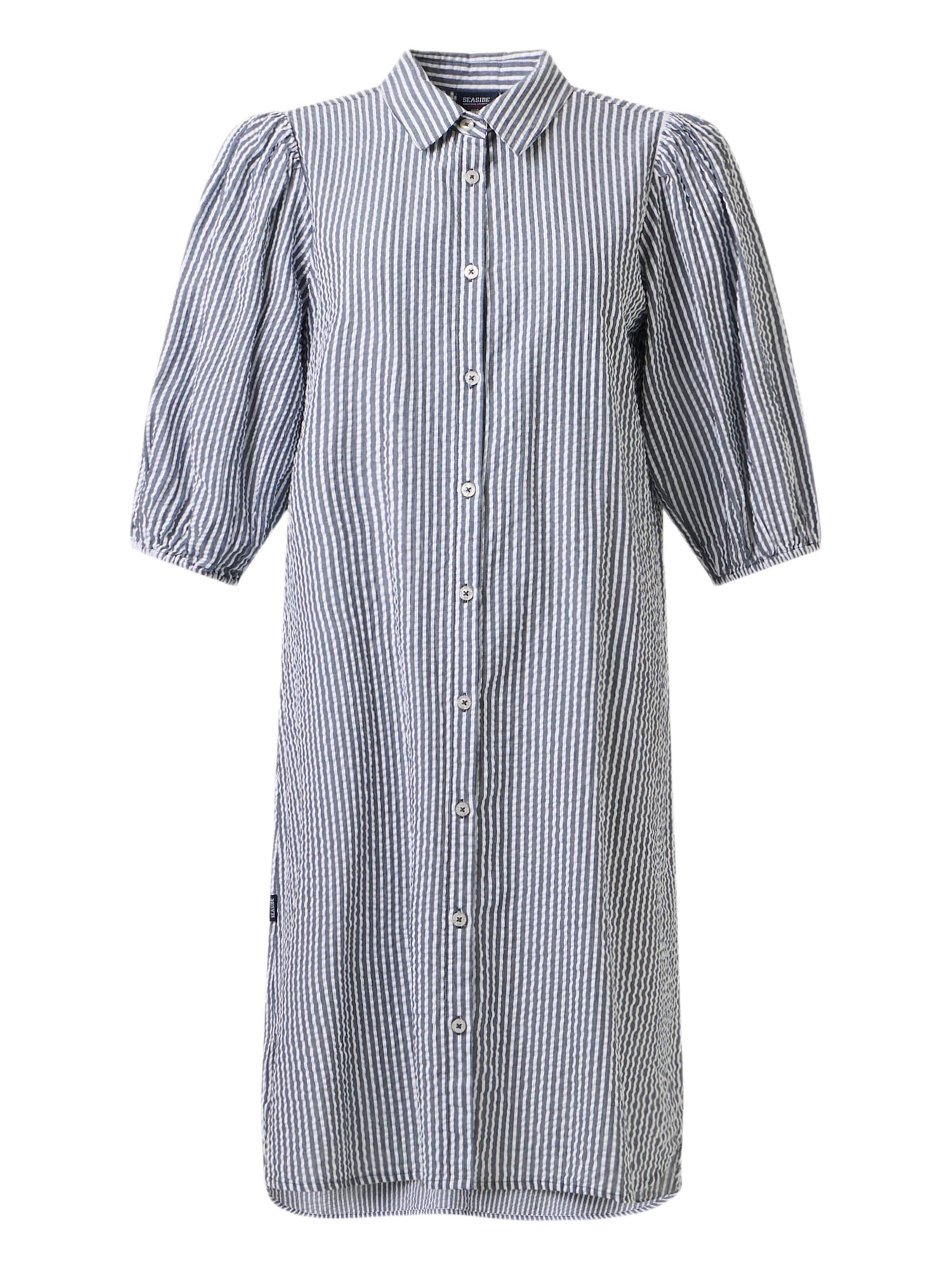 Robe-chemise 'Marina' Seaside en bleu : devant