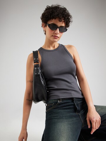 ABOUT YOU Top 'Anian' in Grey: front