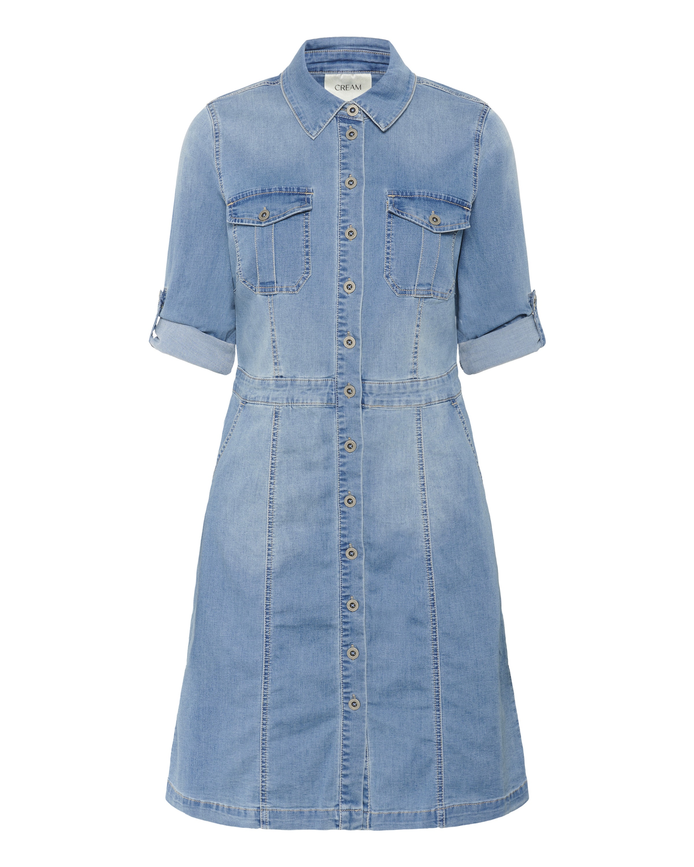 Cream Blousejurk in Blauw: voorkant