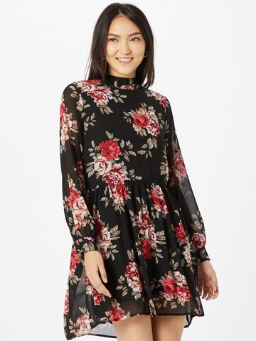 Rochie tip bluză de la VILA pe negru: față