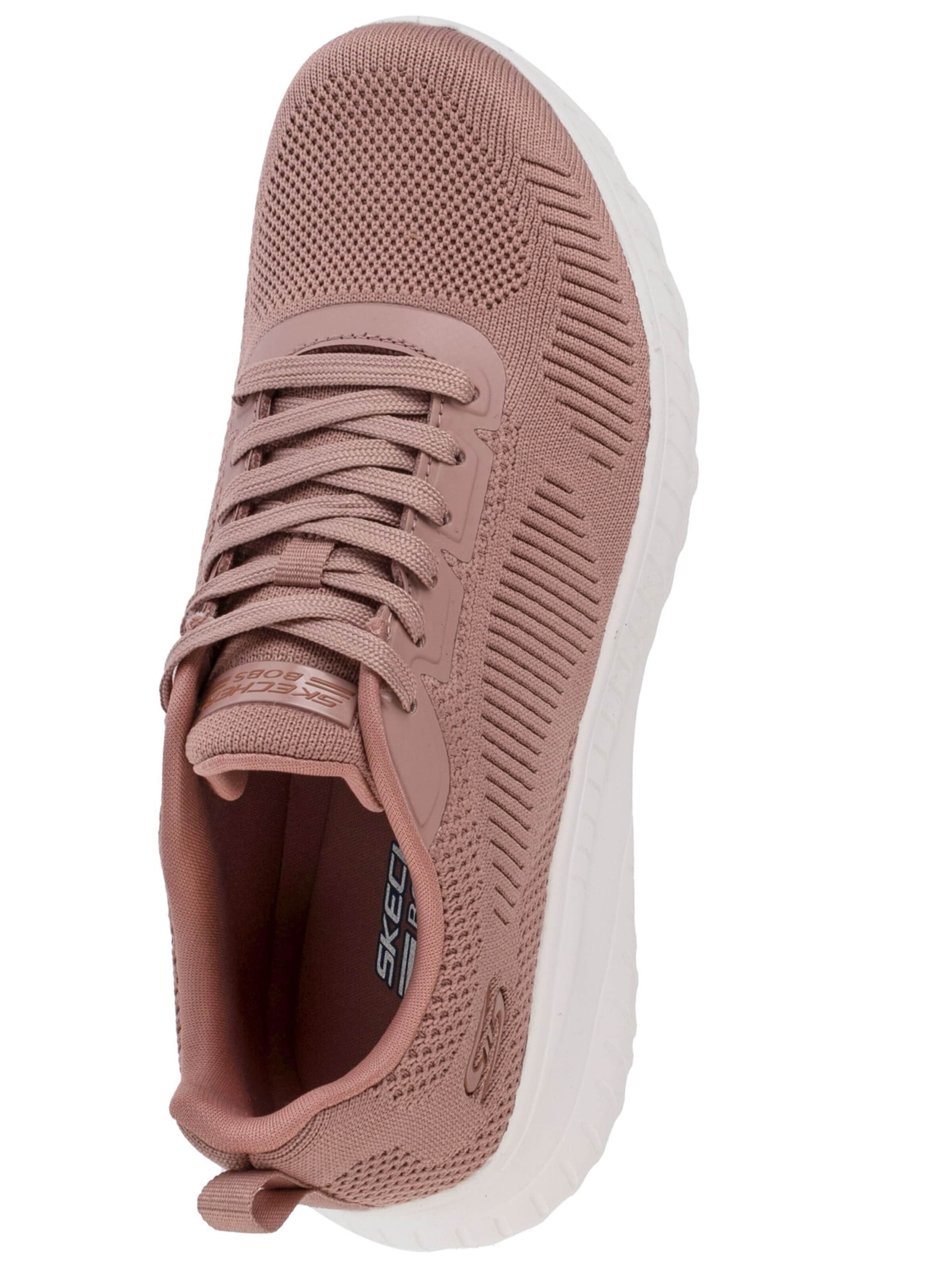 SKECHERS Sneakers laag 'Skechers Bobs Squad Chaos - Face Off' in Roze