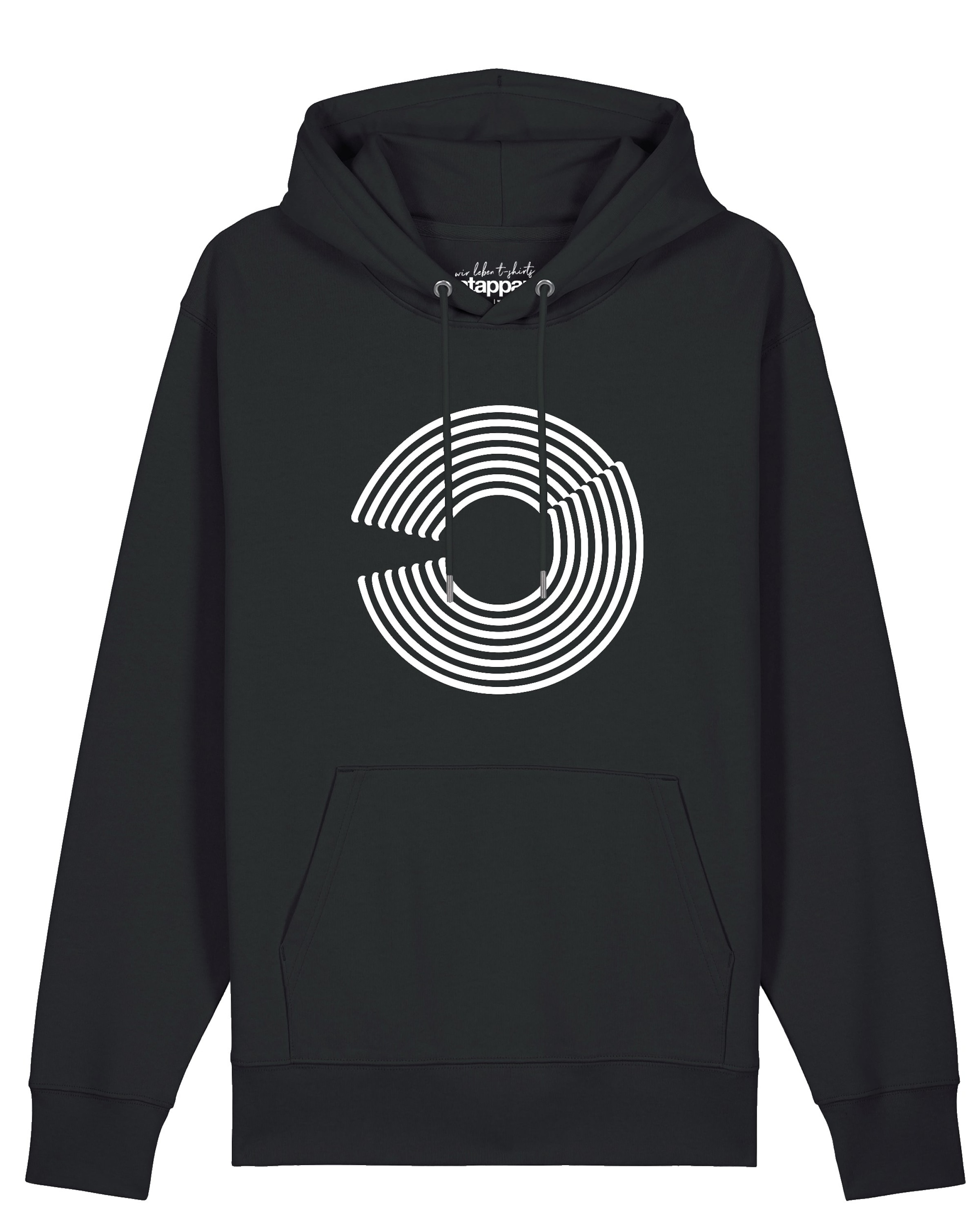 Sweat-shirt 'Abstract 01' Watapparel en noir : devant