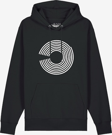 Sweat-shirt 'Abstract 01' Watapparel en noir : devant