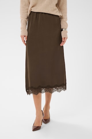 Kaffe Skirt 'KAthilde' in Brown: front
