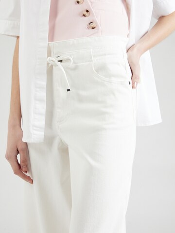 Wide Leg Pantalon 'Talaga' BOSS en blanc