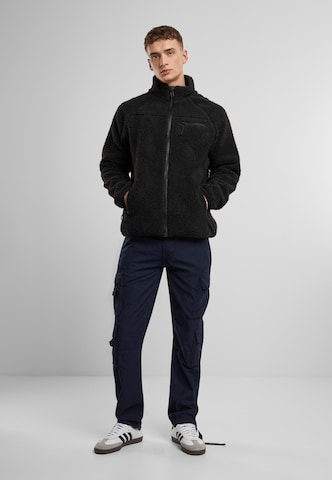 Brandit Fleece Jacket in Black
