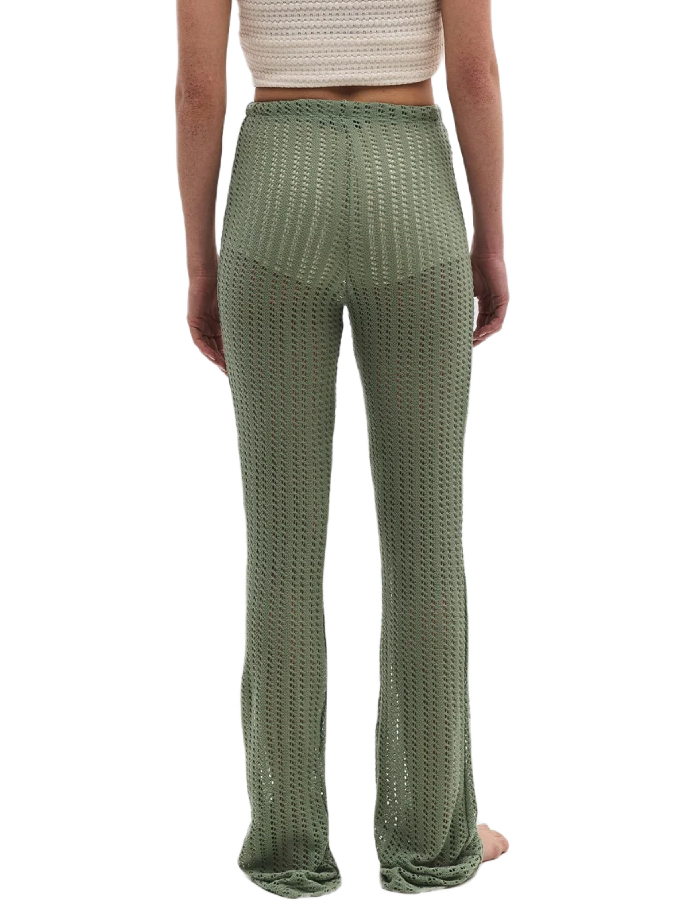 Bootcut Pantalon No Matter What en vert