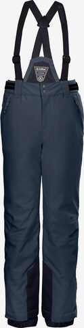 KILLTEC Workout Pants in Blue: front