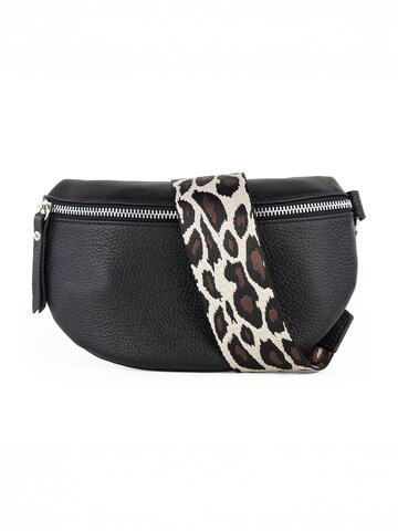 lePelou Fanny Pack 'SERENA small' in Black: front