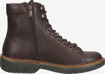 EL NATURALISTA Lace-Up Ankle Boots in Brown