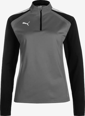 PUMA Sportsweatshirt 'TeamLiga' in Grau: Vorderseite