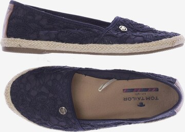 TOM TAILOR Flats & Loafers in 40 in Blue: front
