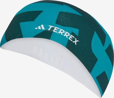 ADIDAS TERREX Bandeau de sport 'Climacool Graphic' en jade / vert foncé / blanc, Vue avec produit