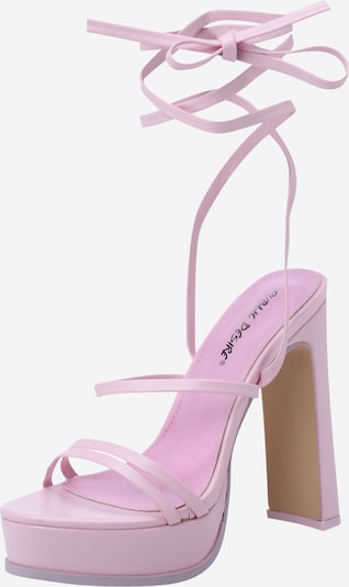 Public Desire Sandálias com tiras 'GIMME GIMME' em cor-de-rosa, Vista do produto
