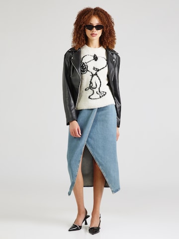 Pull-over 'Snoopy Intarsia' PRINCESS GOES HOLLYWOOD en blanc