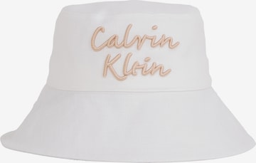Calvin Klein Hat in White: front