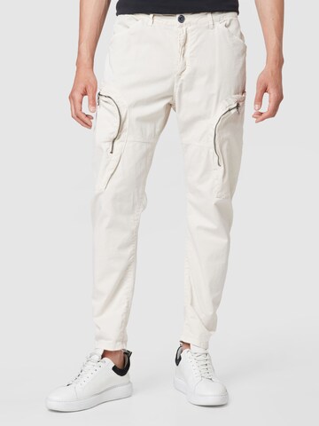 IMPERIAL Regular Trousers in White: front