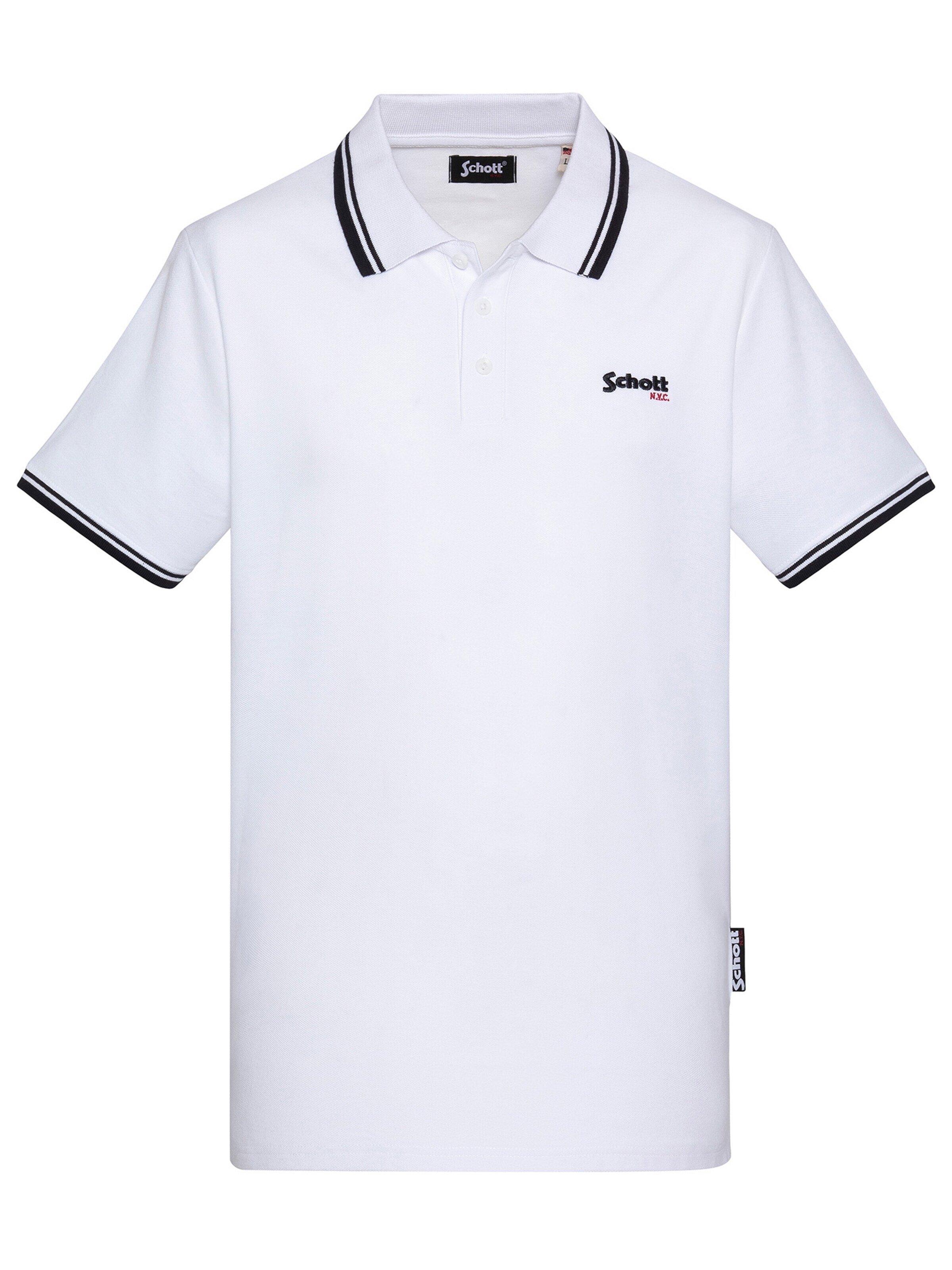 Schott NYC Shirt‌‌‌‌‌‌‌‌ in Weiß: Vorderseite