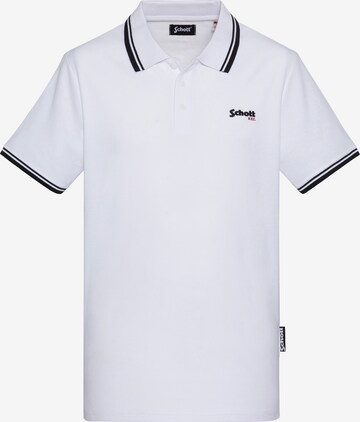 Schott NYC Shirt in Weiß: Vorderseite
