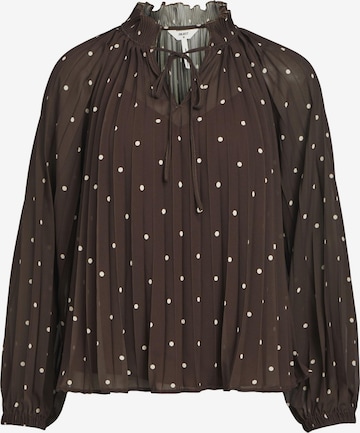 OBJECT Blouse 'Brink' in Brown: front