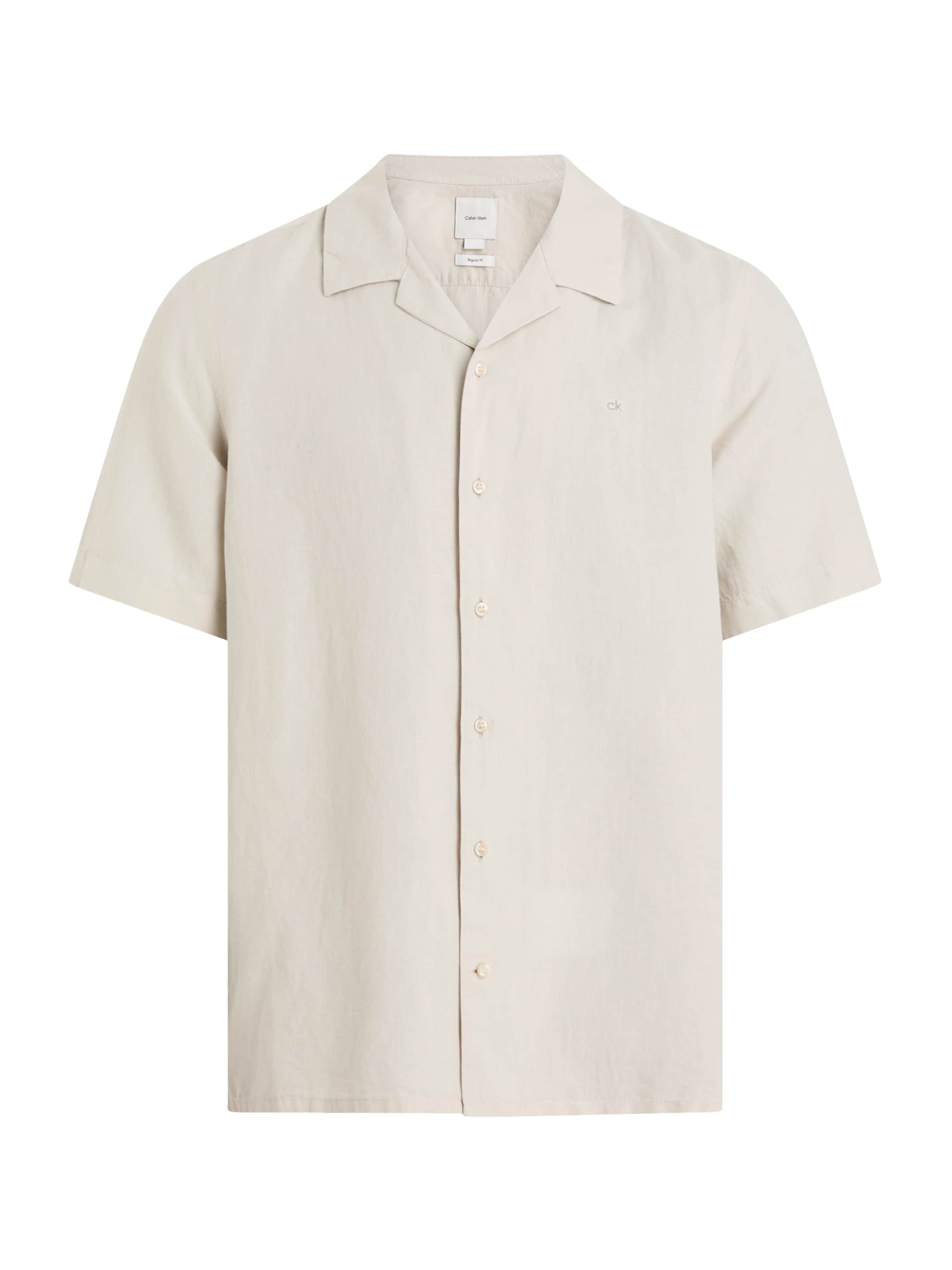 Coupe regular Chemise Calvin Klein en gris : devant