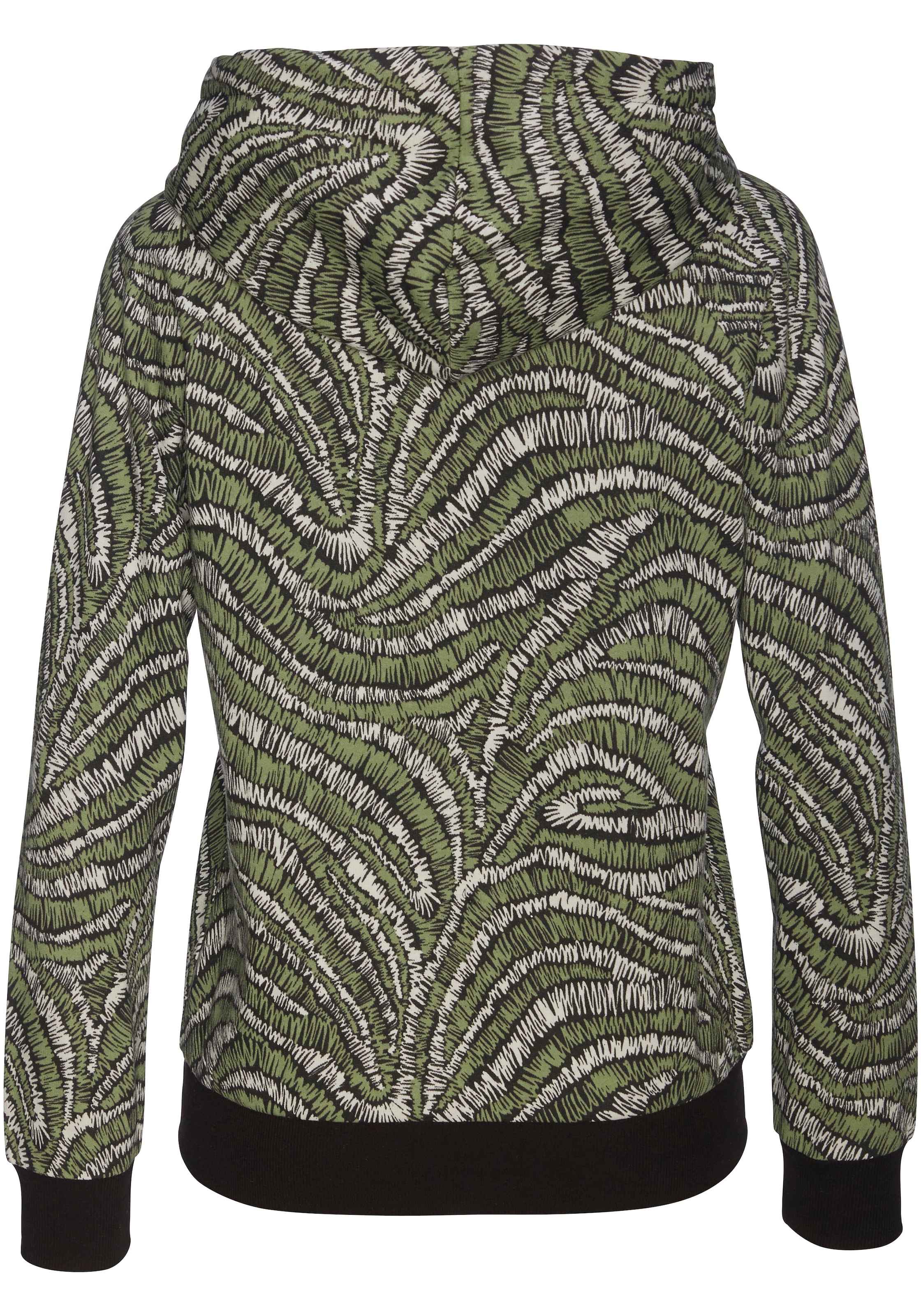 LASCANA Кофта на молнии в Серый