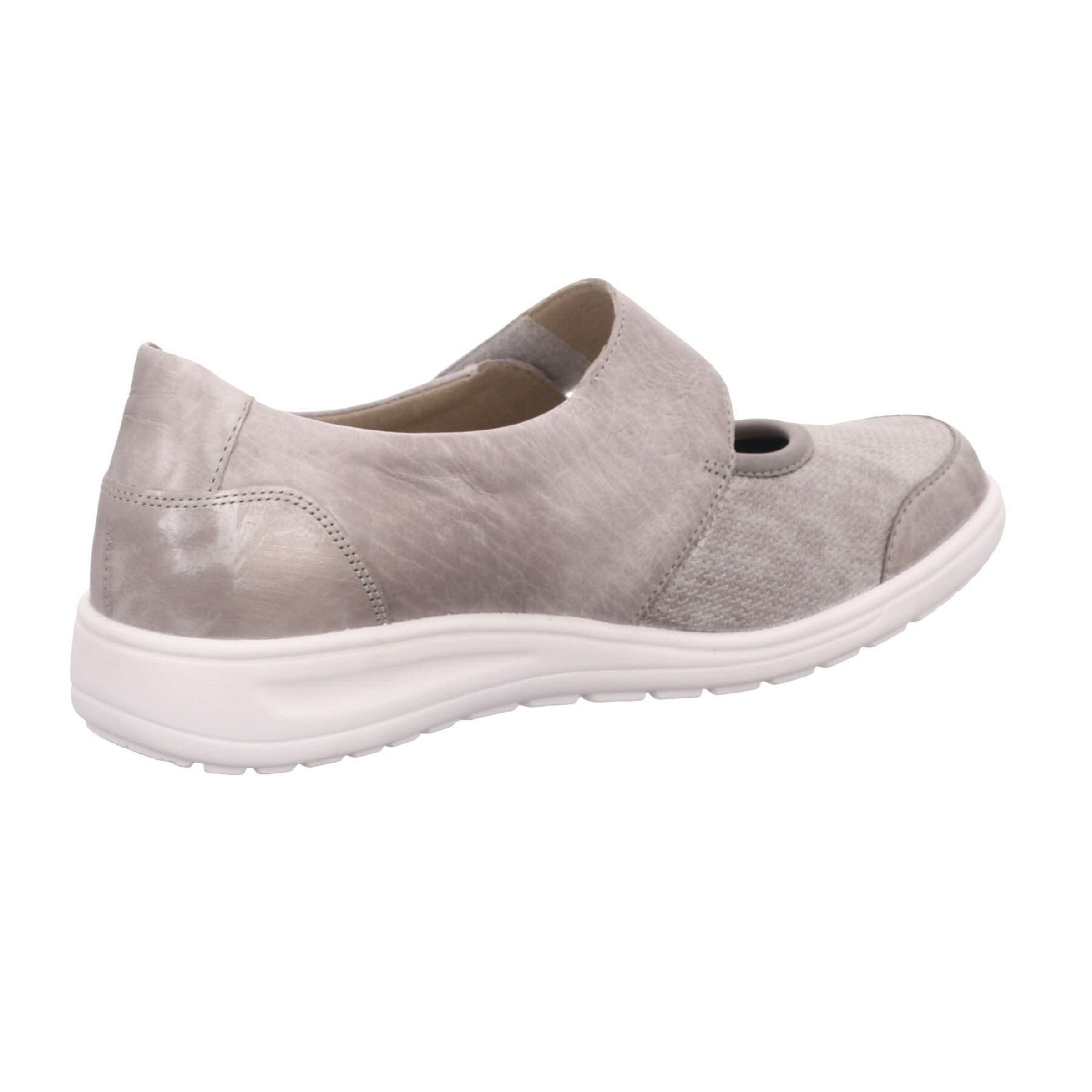 SOLIDUS Strap ballerina in Grey