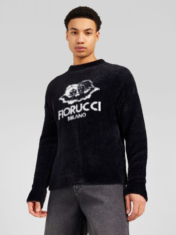 Pull-over Fiorucci en noir : devant