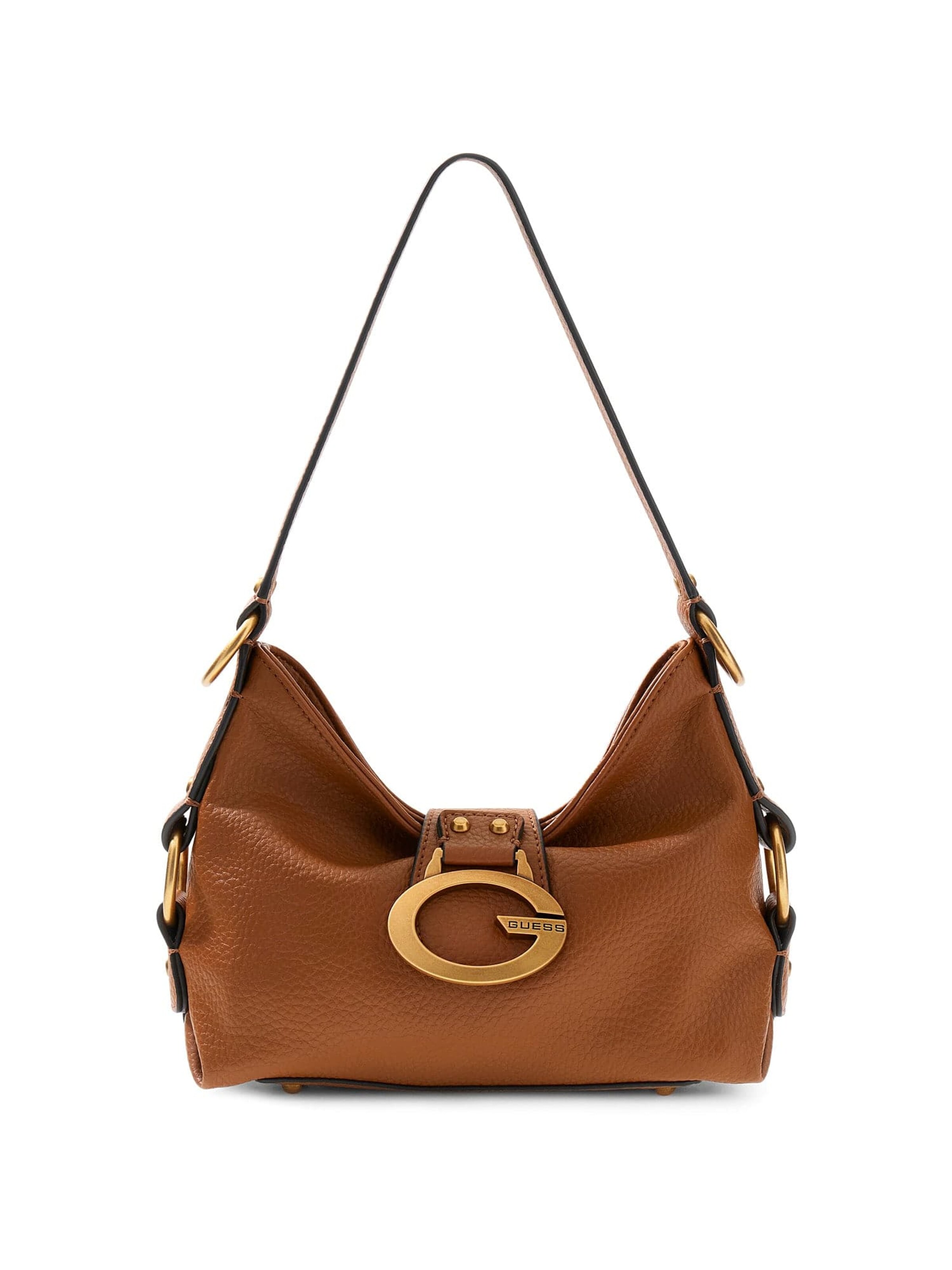 GUESS Shoulder Bag 'Camden' in Brown: front