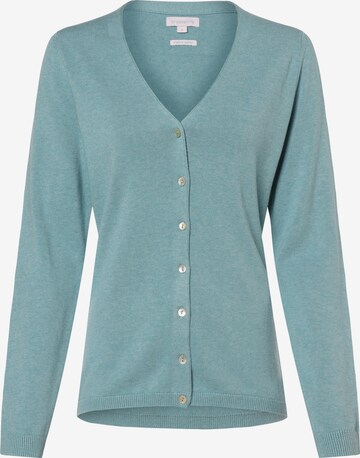 Brookshire Knit Cardigan in Blue: front