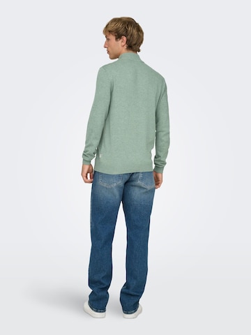 Only & Sons Pullover 'ONSLoui' i grøn