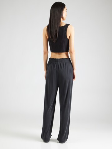 VILA Wide Leg Hose 'VIModala' in Schwarz
