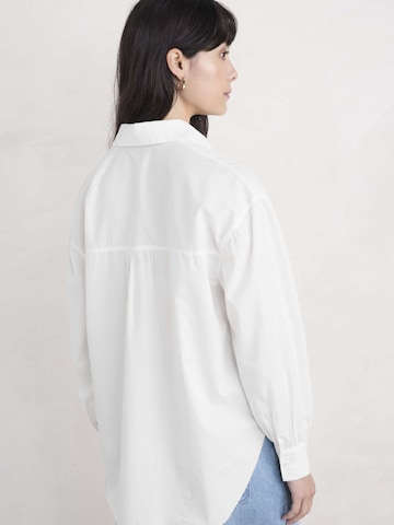 Seasalt Cornwall Blouse 'Sea Path' in Wit