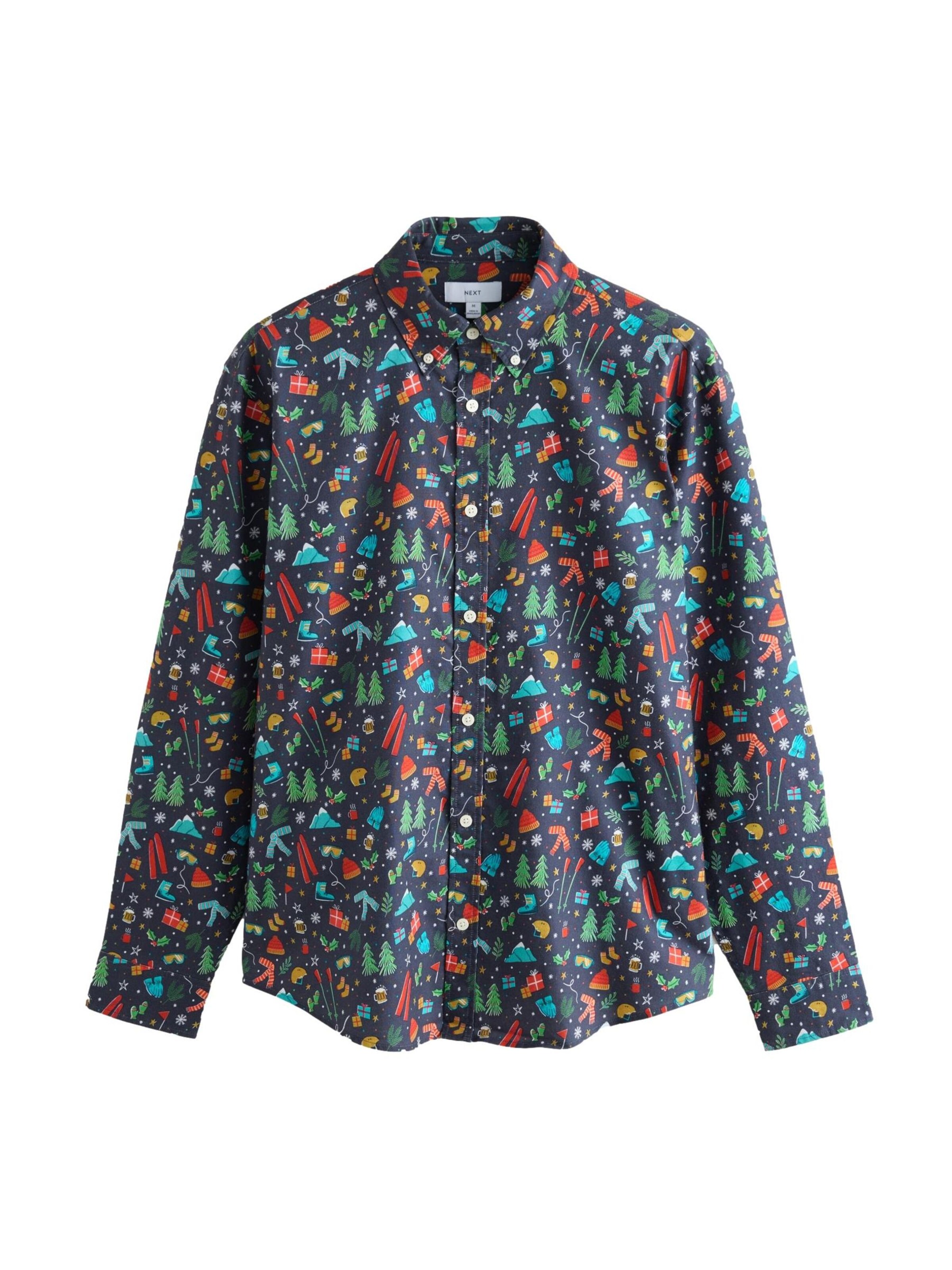 Next Regular Fit Hemd in Blau: Vorderseite