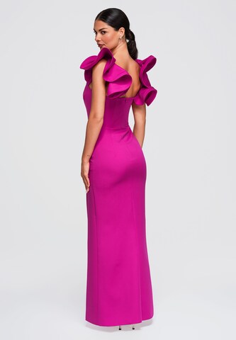 Ombre Evening dress in Pink