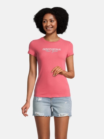 AÉROPOSTALE Shirt in Roze: voorkant