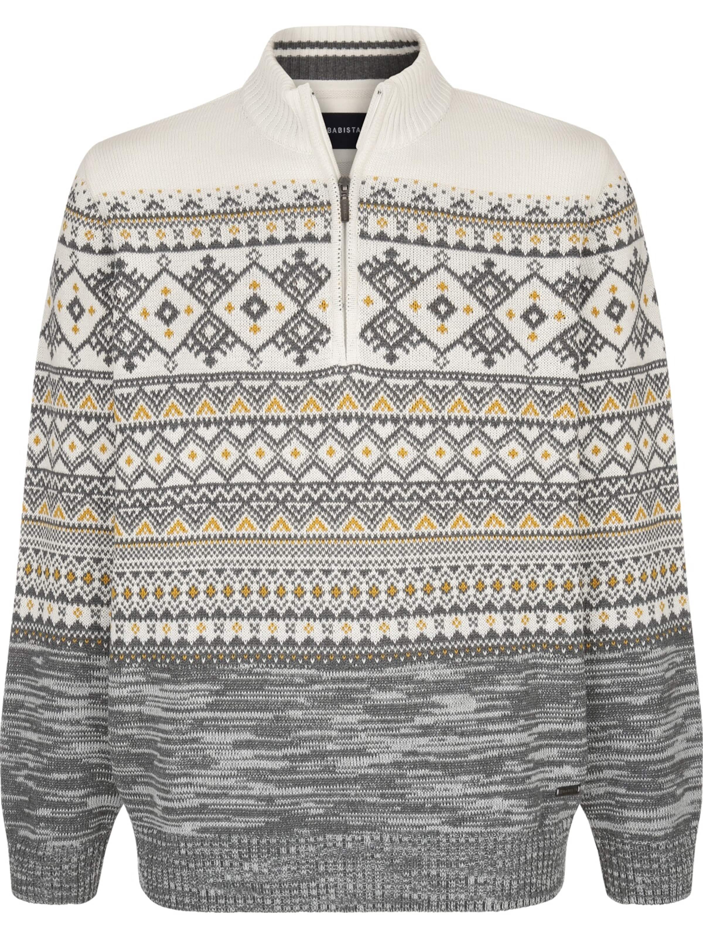 BABISTA Pullover ' Varziro ' in Grau: Vorderseite