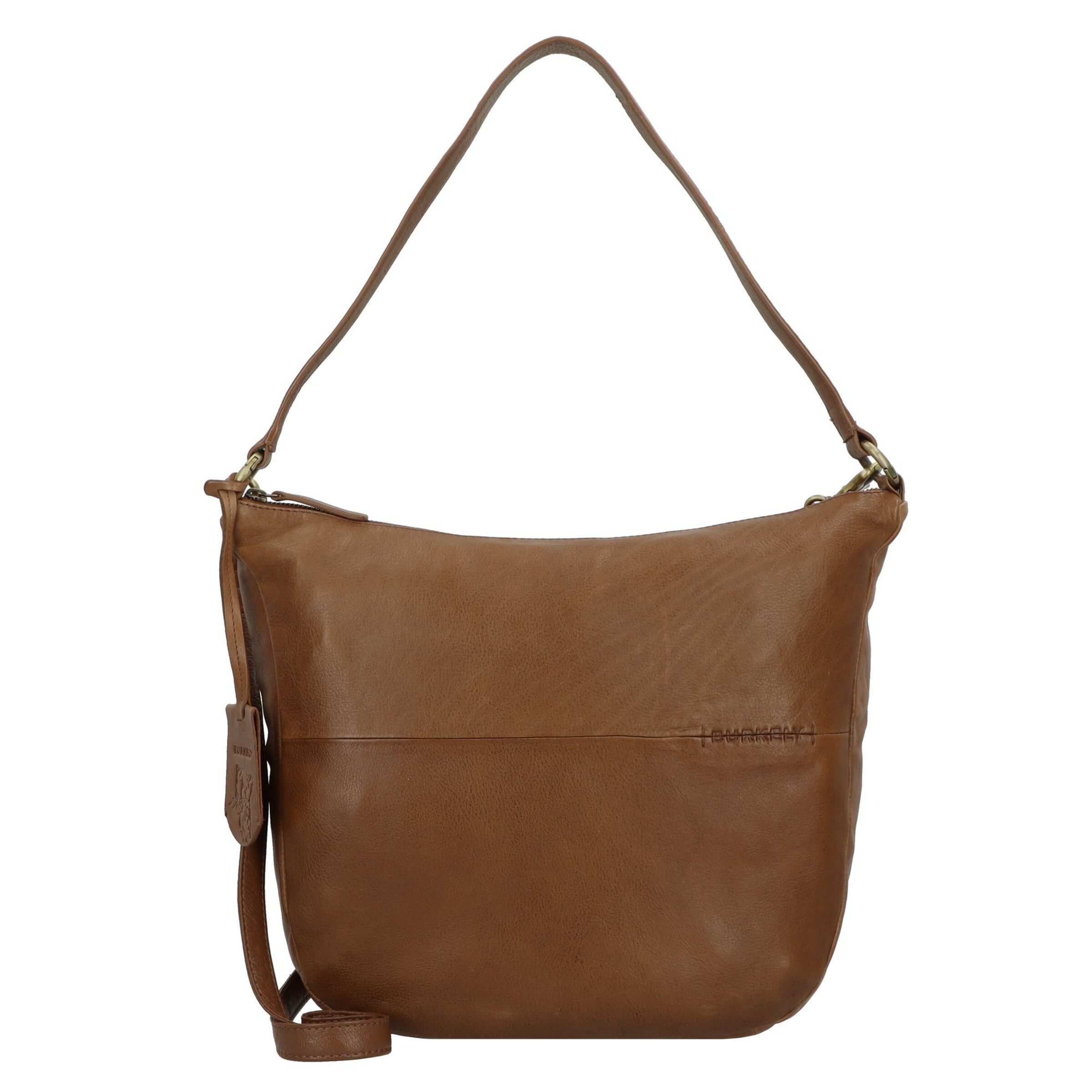 Borsa a spalla 'Natural Norah' di Burkely in marrone: frontale