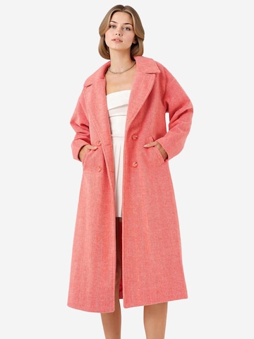 Bigdart - Sobretudo meia-estação em laranja: frente