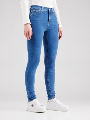 Tommy Jeans - Skinny Vaquero 'Nora' en azul: frente