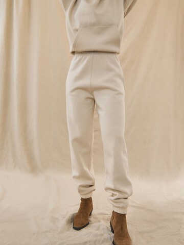 Loosefit Pantaloni 'Dillen' di Kendall for ABOUT YOU in beige: frontale