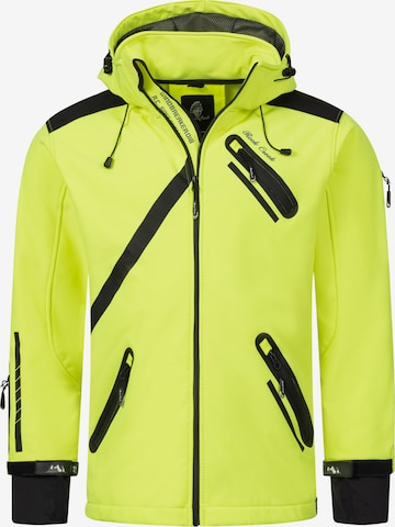 Rock Creek Outdoorjacke in Gelb: Vorderseite