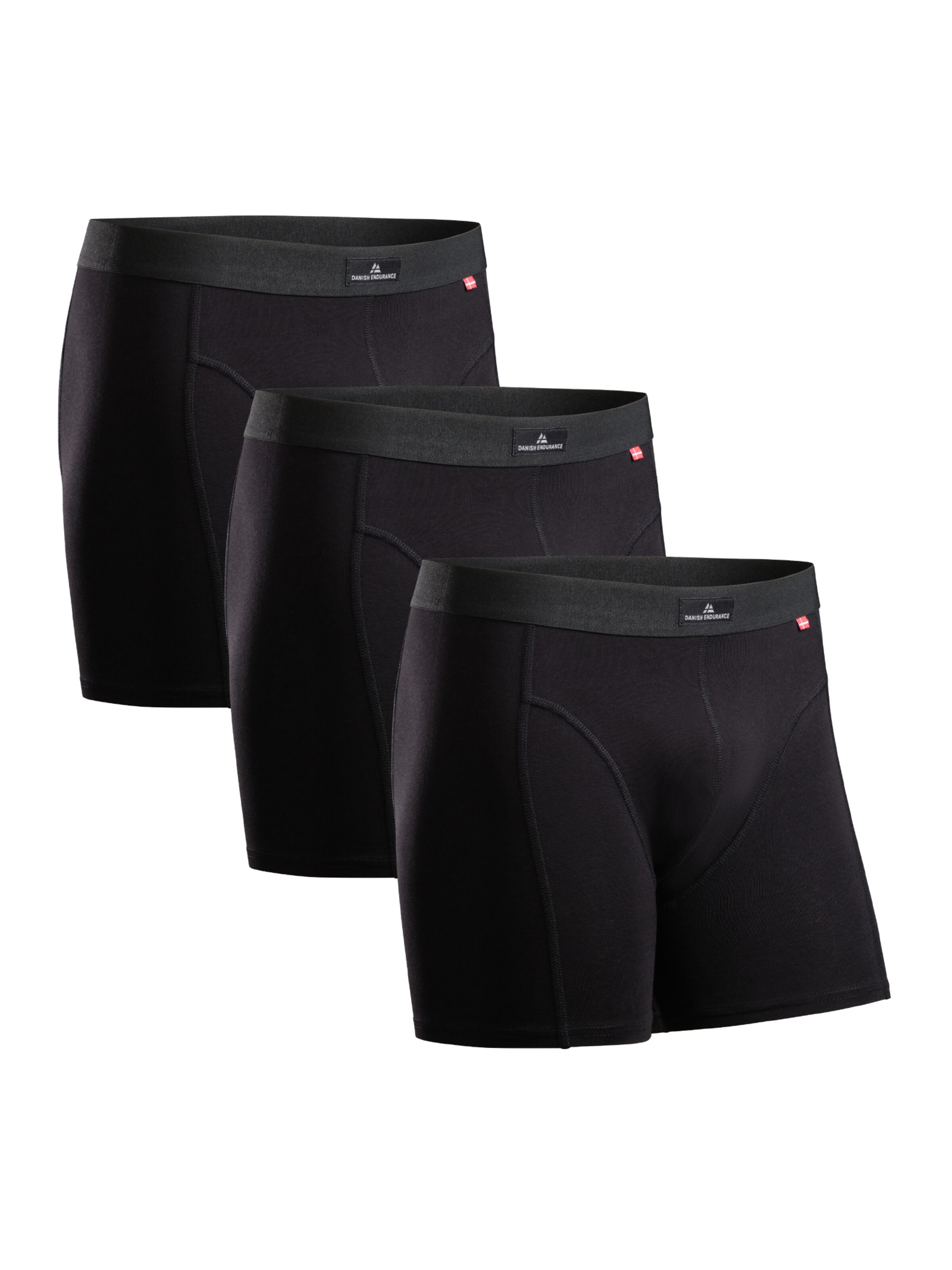 DANISH ENDURANCE Boksershorts 'Classic Trunks' i sort: forside