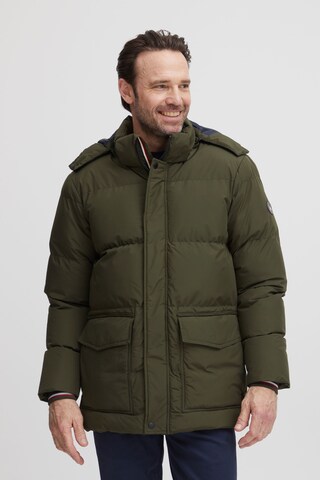 FQ1924 Winterparka 'Fqjacob' in Groen: voorkant