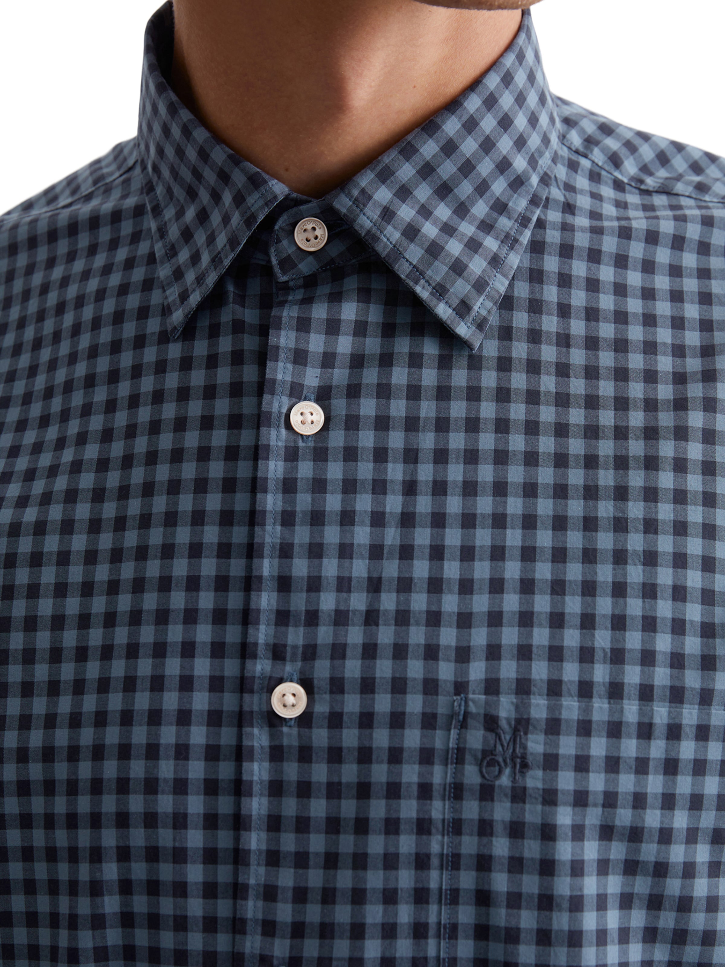 Marc O'Polo Regular Fit Hemd in Blau