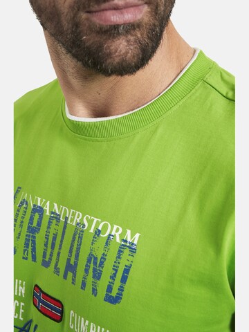 Sweat-shirt ' Botu ' Jan Vanderstorm en vert